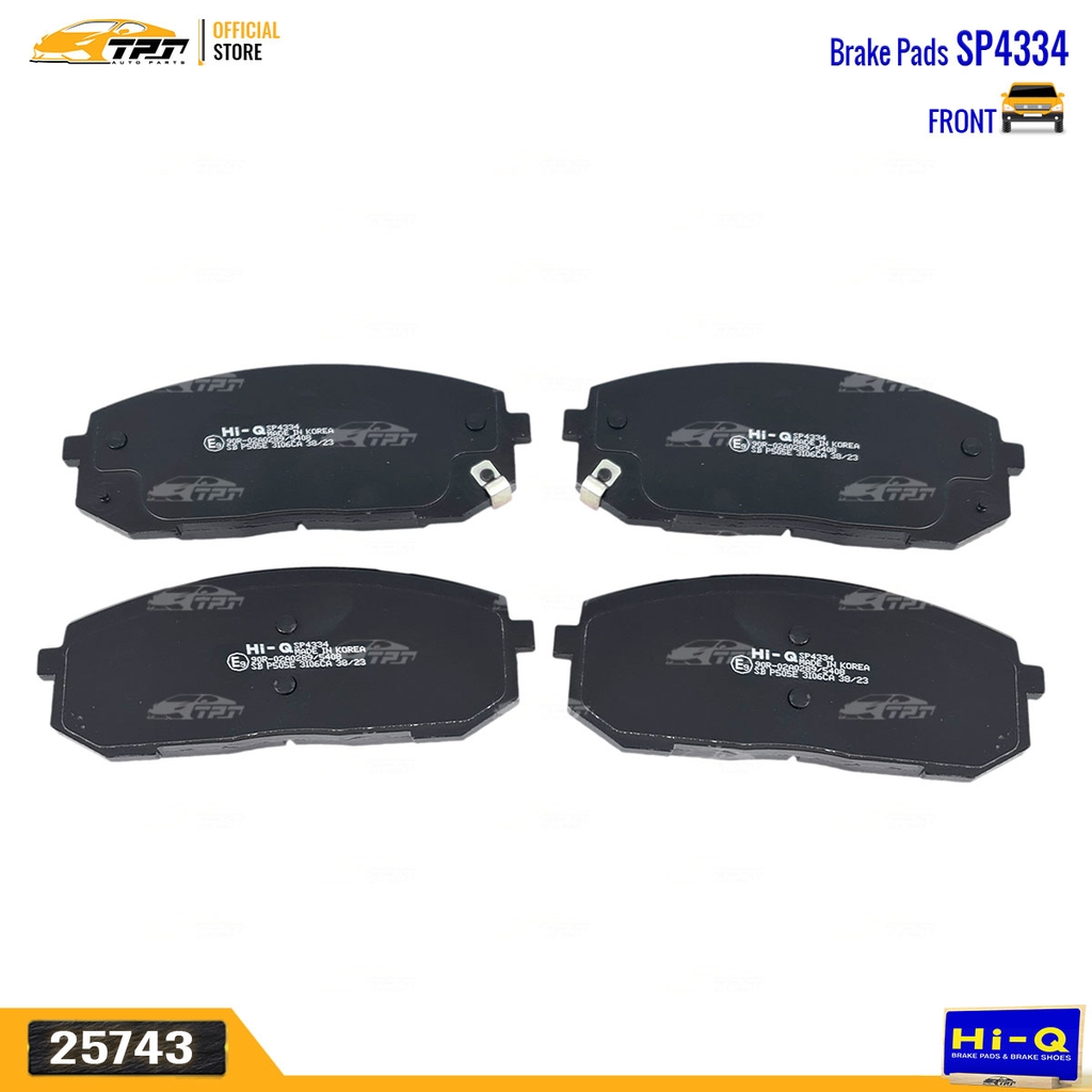 SP4334 - Bố Thắng - Má Phanh TRƯỚC Kia K5 Hyundai TUCSON 2022-  Hi-Q Sansing Korea