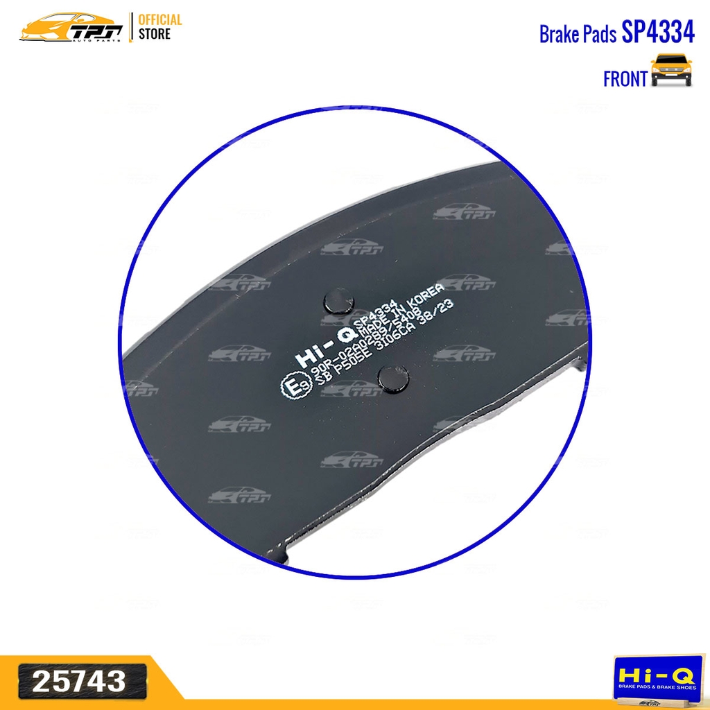 SP4334 - Bố Thắng - Má Phanh TRƯỚC Kia K5 Hyundai TUCSON 2022-  Hi-Q Sansing Korea