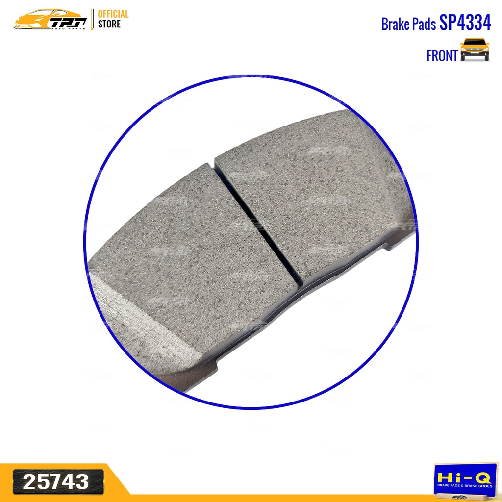 SP4334 - Bố Thắng - Má Phanh TRƯỚC Kia K5 Hyundai TUCSON 2022-  Hi-Q Sansing Korea