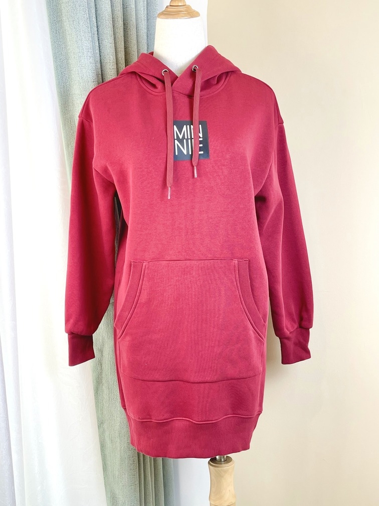 Đầm Nỉ Hoodie  4080 Đầm Nỉ Xuất Khẩu VNXK Dư Xịn giá chỉ 260k