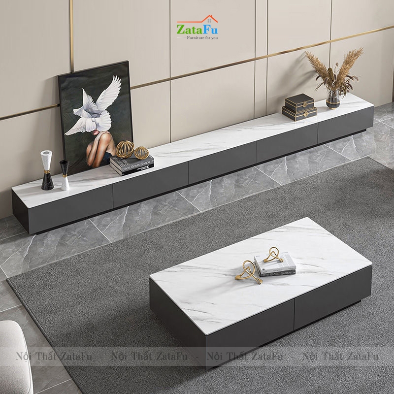 Kệ Tivi Bàn Sofa Phòng Khách Phong Cách Ngồi Bệt KTV-28 | ZataFu