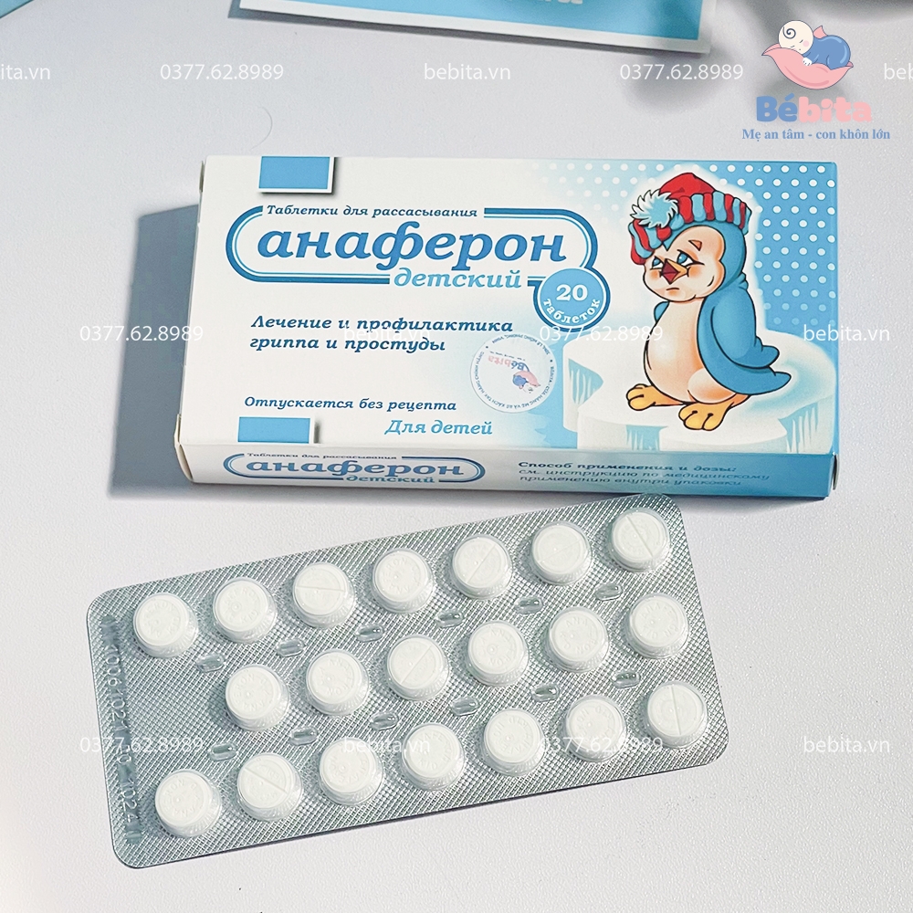 THUỐC TĂNG SỨC ĐỀ KHÁNG NGA ANAFERON 20 VIÊN