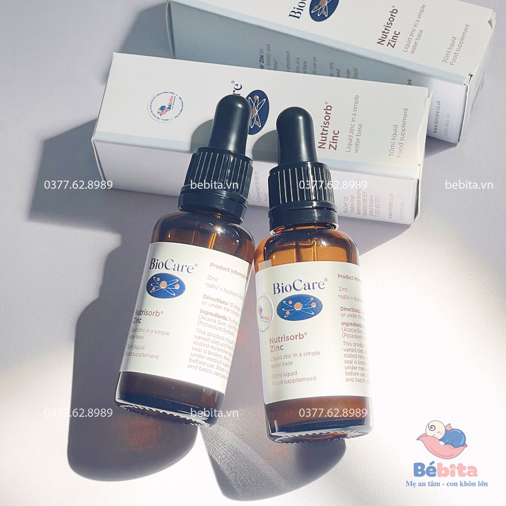 KẼM BIOCARE DẠNG NƯỚC 30ML