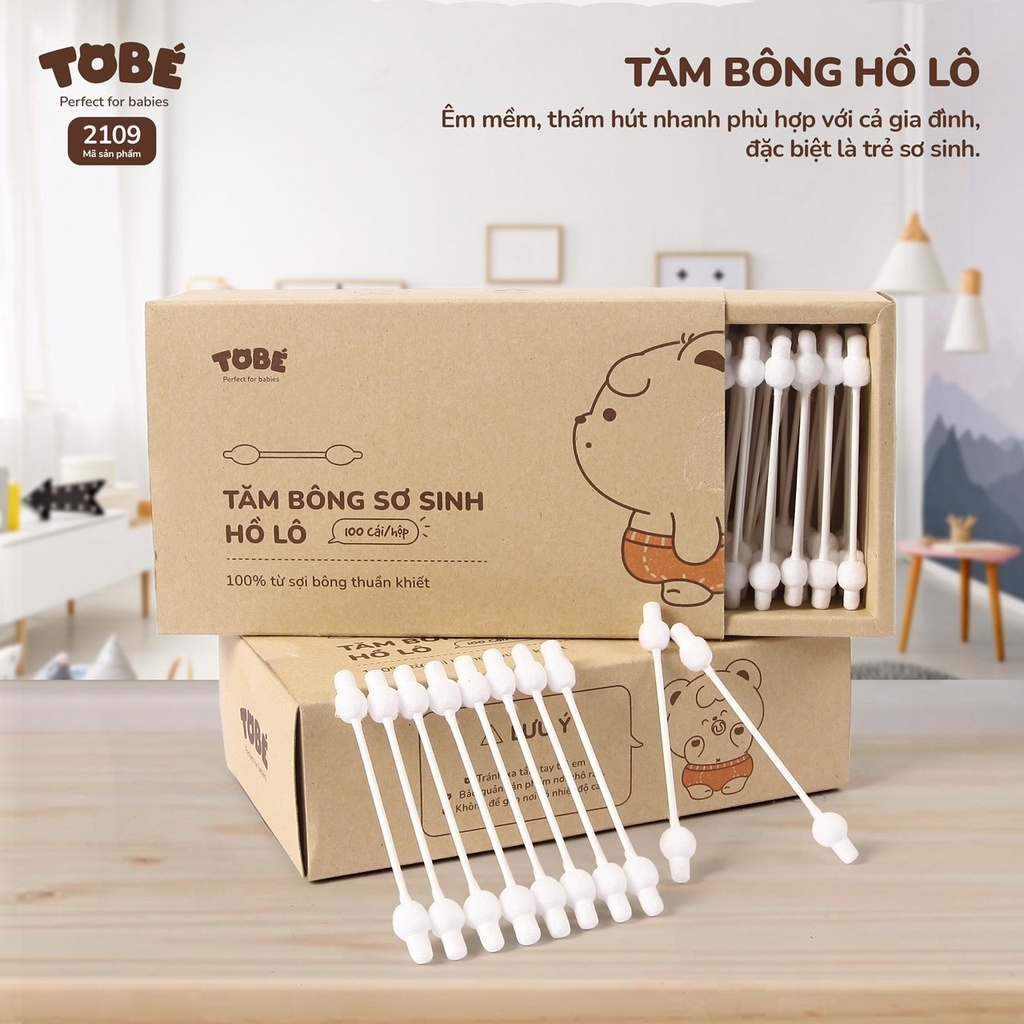 TĂM BÔNG SƠ SINH HỒ LÔ TOBÉ