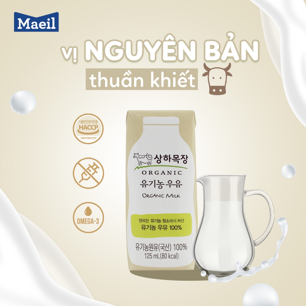 SỮA MAEIL ORGANIC VỊ TỰ NHIÊN