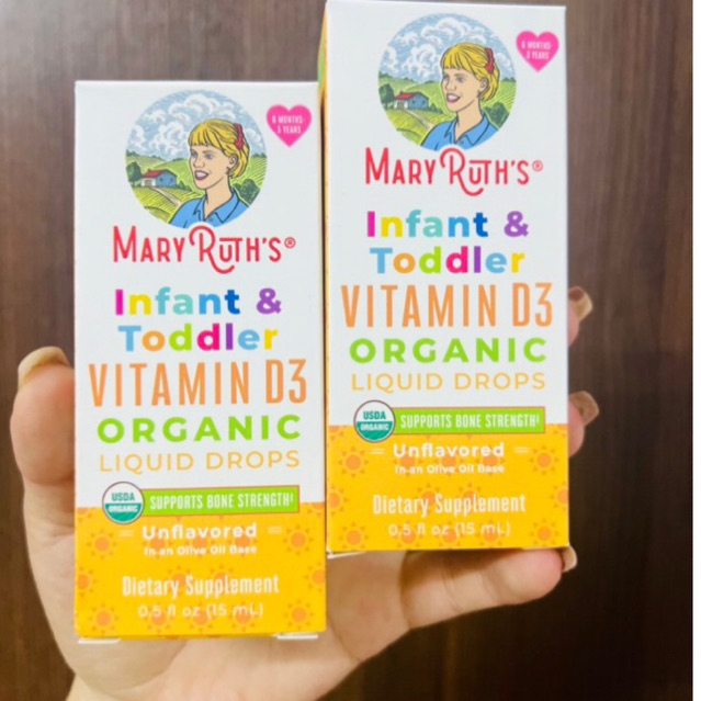 VITAMIN D3 ORGANIC MARY RUTHS 15ML