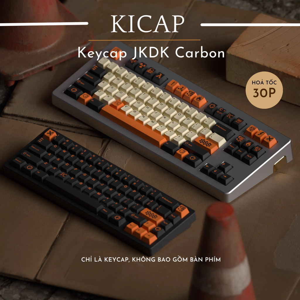 Bộ keycap JKDK Carbon