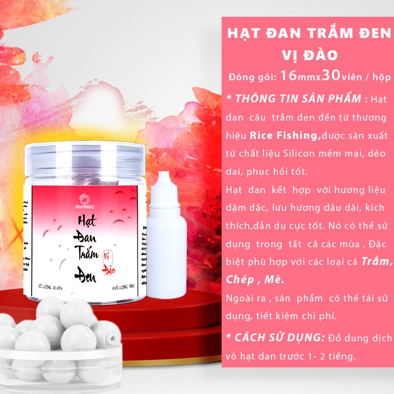 Hạt Đan Câu Trắm Đen, Mồi giả mềm MT-11 Rice Fishing