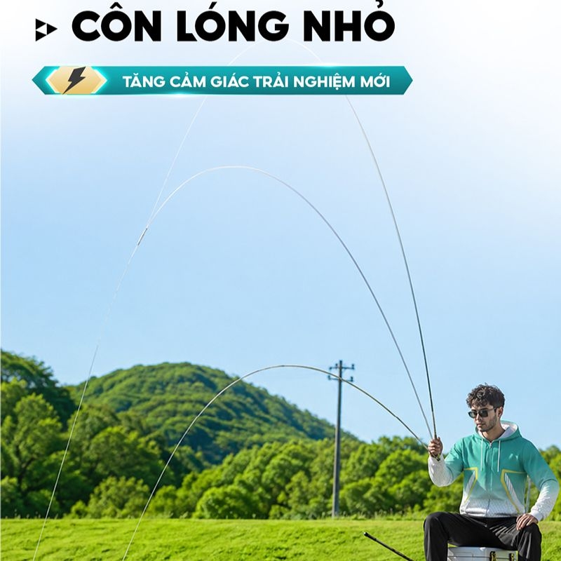 Cần câu V5 Plus Small Fish CC-55 cao cấp mới