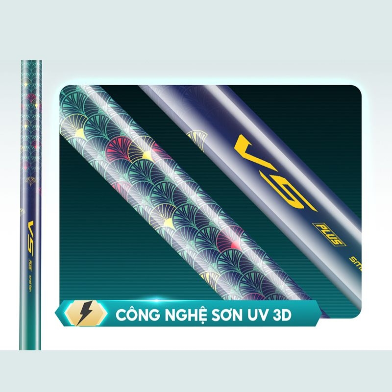 Cần câu V5 Plus Small Fish CC-55 cao cấp mới