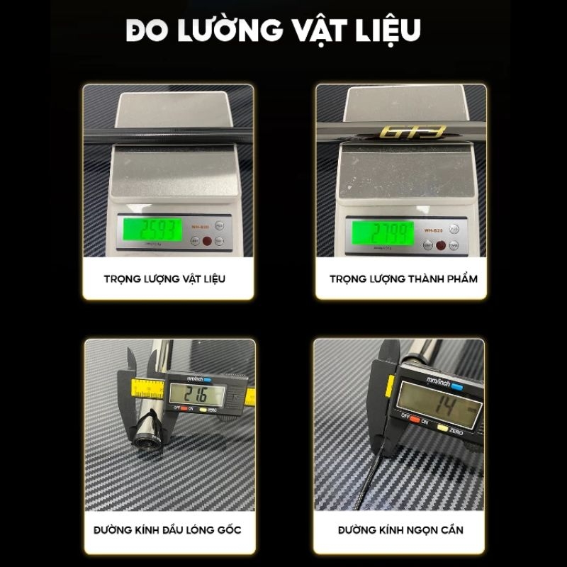 Cần câu đài GT3 CC-36 Rice Fishing tổng hợp săn hàng carbon cao cấp