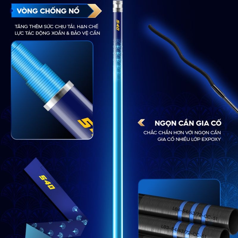 Cần câu V5 Plus CC-51 Synthesis tổng hợp