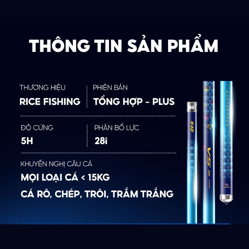Cần câu V5 Plus CC-51 Synthesis tổng hợp