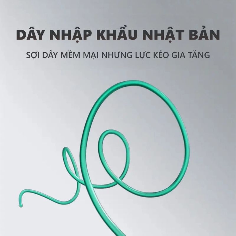Dây trục câu đài V5 DC-21 cước câu cá Rice Fishing - Bản nâng cấp