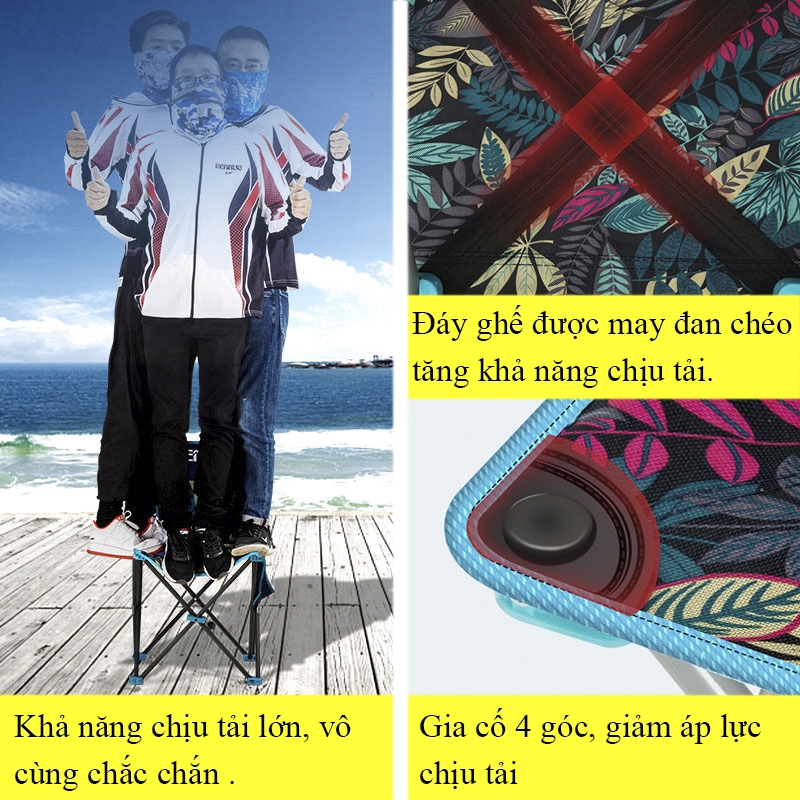Ghế câu cá dã ngoại KK-7 Hạ Bích Rice Fishing