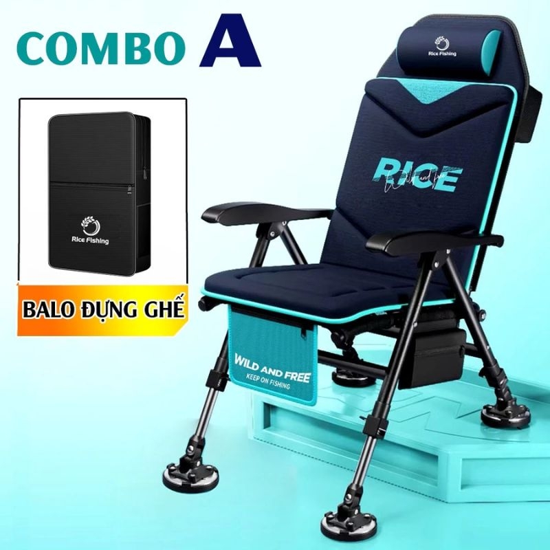 Ghế Săn Hàng KK-52 Rice Fishing trọng lượng nhẹ dễ dàng điều chỉnh tư thế