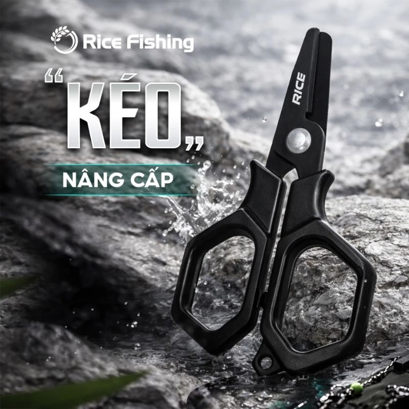 Kéo Cắt Dây Câu Cá PK-44 Hình Số 8 Gấp Gọn Tiện Lợi Bằng Thép Không Gỉ