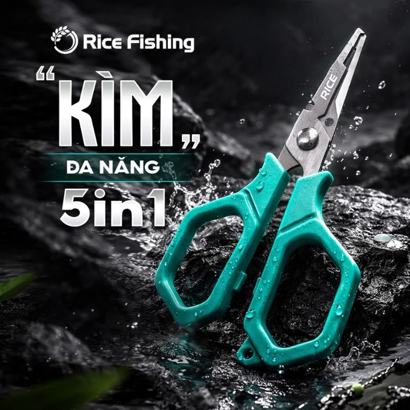 Kéo Cắt Dây Câu Cá PK-44 Hình Số 8 Gấp Gọn Tiện Lợi Bằng Thép Không Gỉ