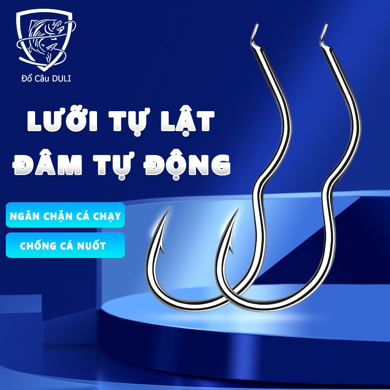 Vỉ 12 Lưỡi câu cá lật tự động LC-24