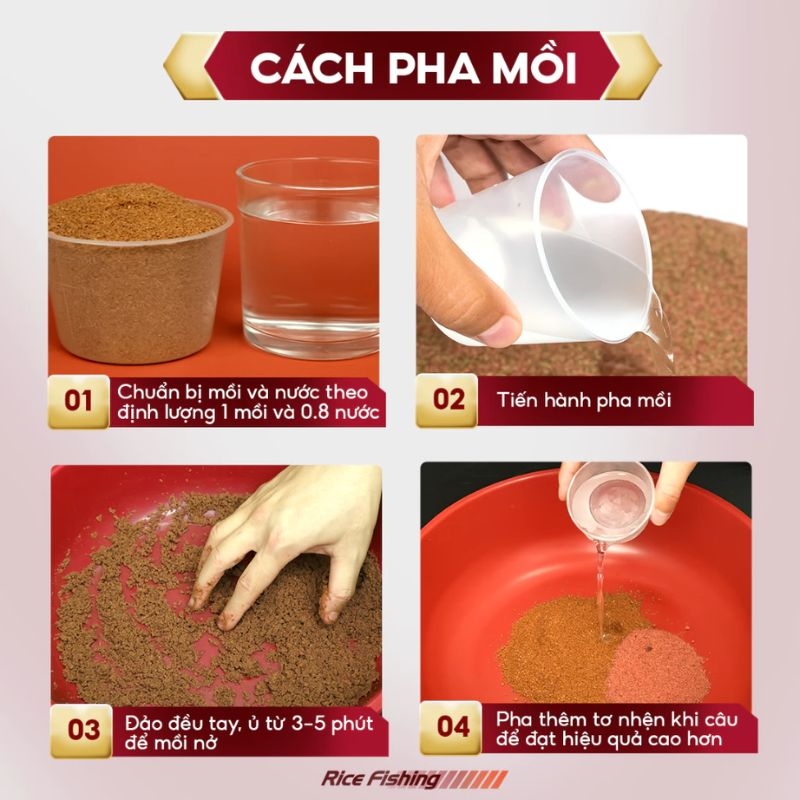 Mồi câu Rô Phi V5 MT-18 Rice Fishing hương vị tanh (Sản Phẩm Trải Nghiệm)