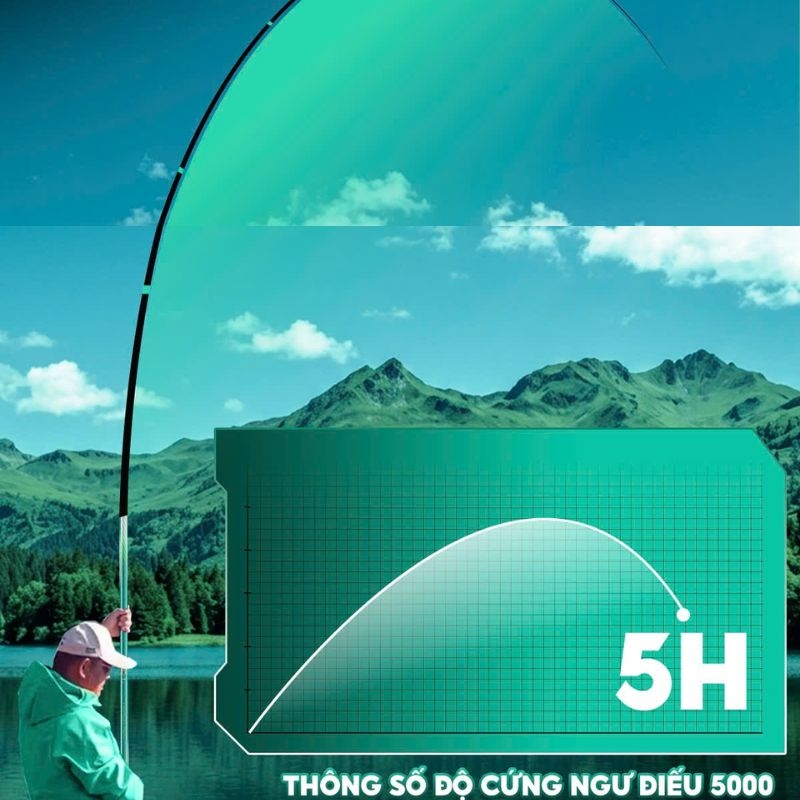 Cần Câu Ngư Điếu 5000 Thế Hệ 2 CC-50 Săn Hàng Hạng Nhẹ