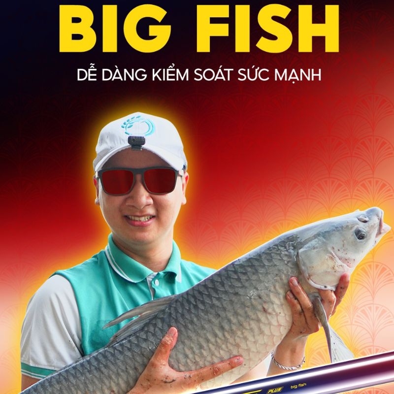 Cần Câu Cá Lớn V5 Plus Big Fish CC-52 Rice Fishing