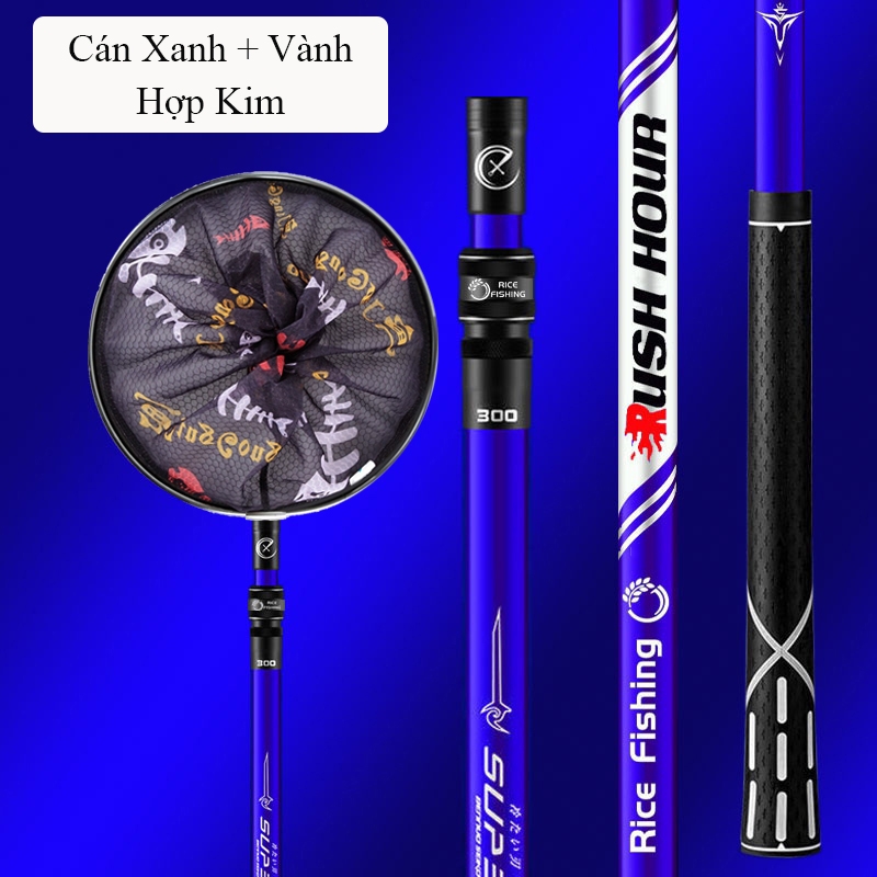 Vợt Cá Carbon Rice Fishing KK-35