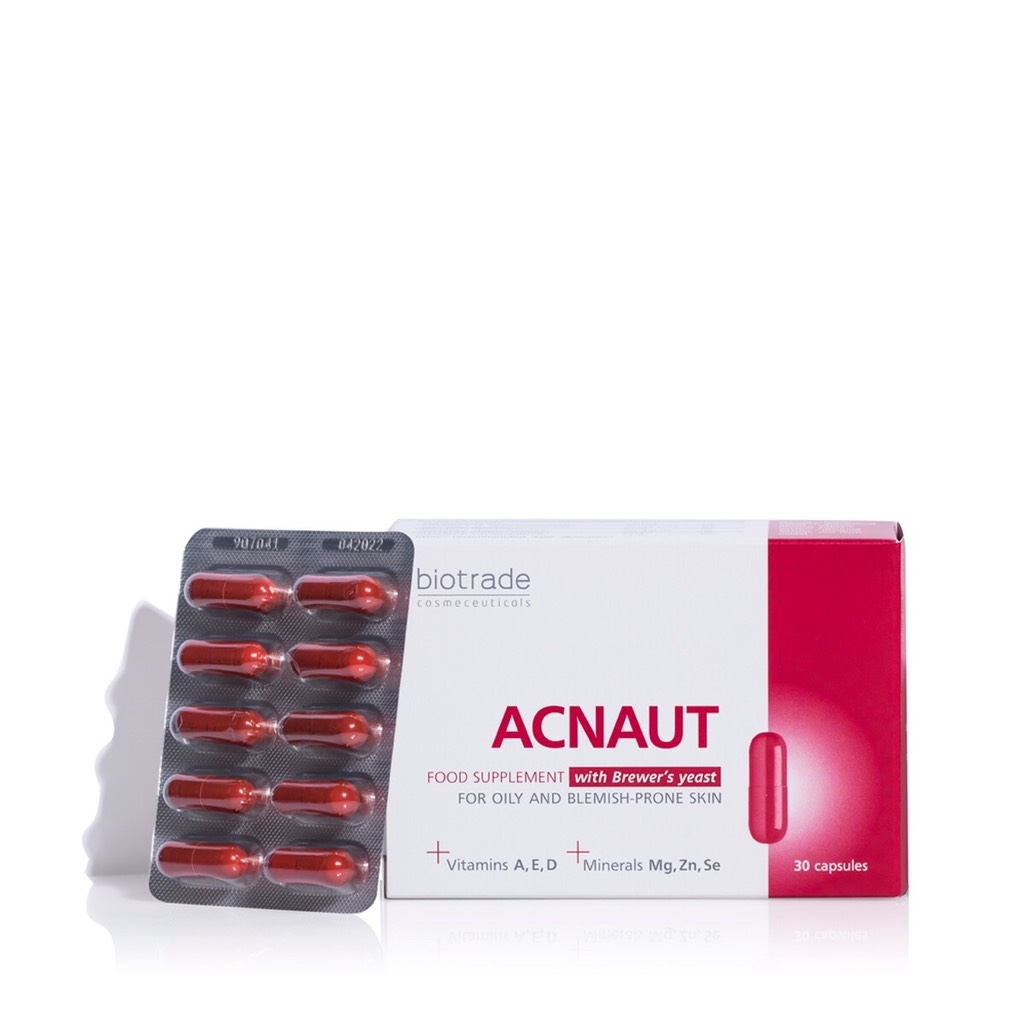 Acnaut Food Supplement For Acne 30 Viên - VIÊN UỐNG TRỊ MỤN 30 VIÊN
