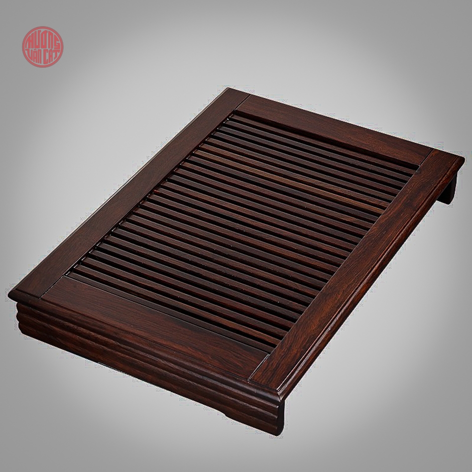 Khay trà bằng gỗ gụ( 43x30cm)