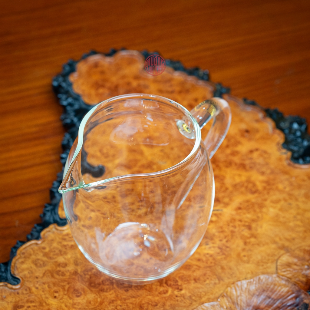 TỐNG THỦY TINH TRÒN QUAI TRẮNG 360ML