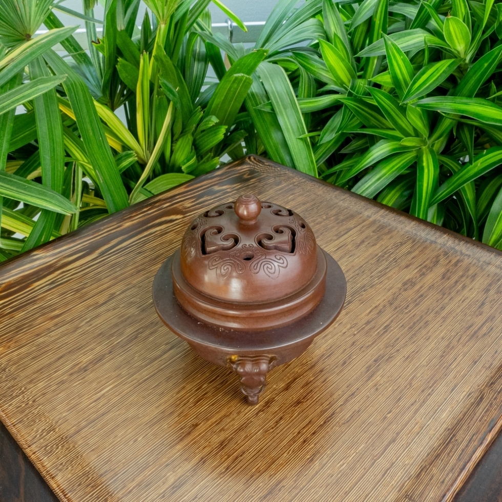 Lư đồng xông nhang cao cấp 5