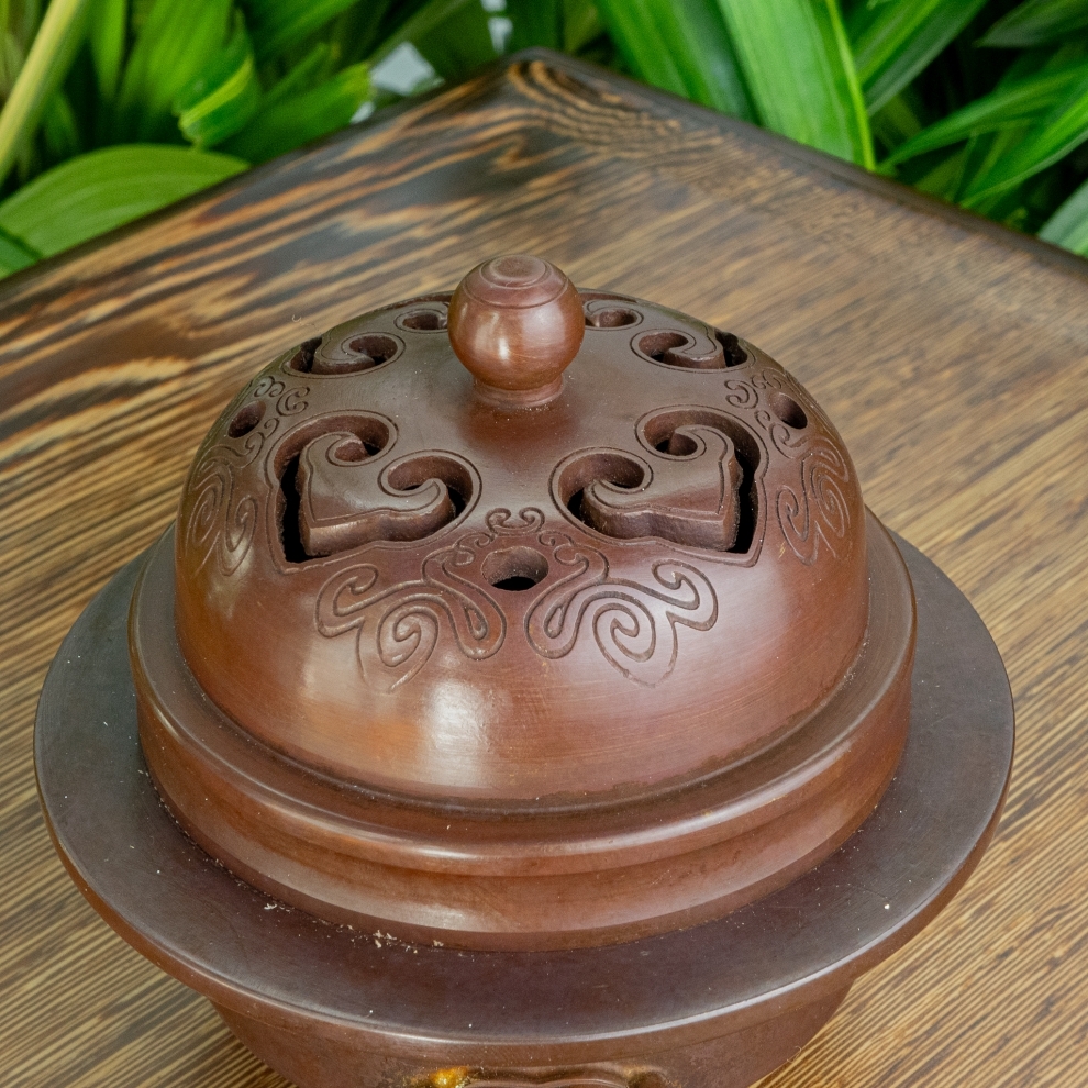 Lư đồng xông nhang cao cấp 5