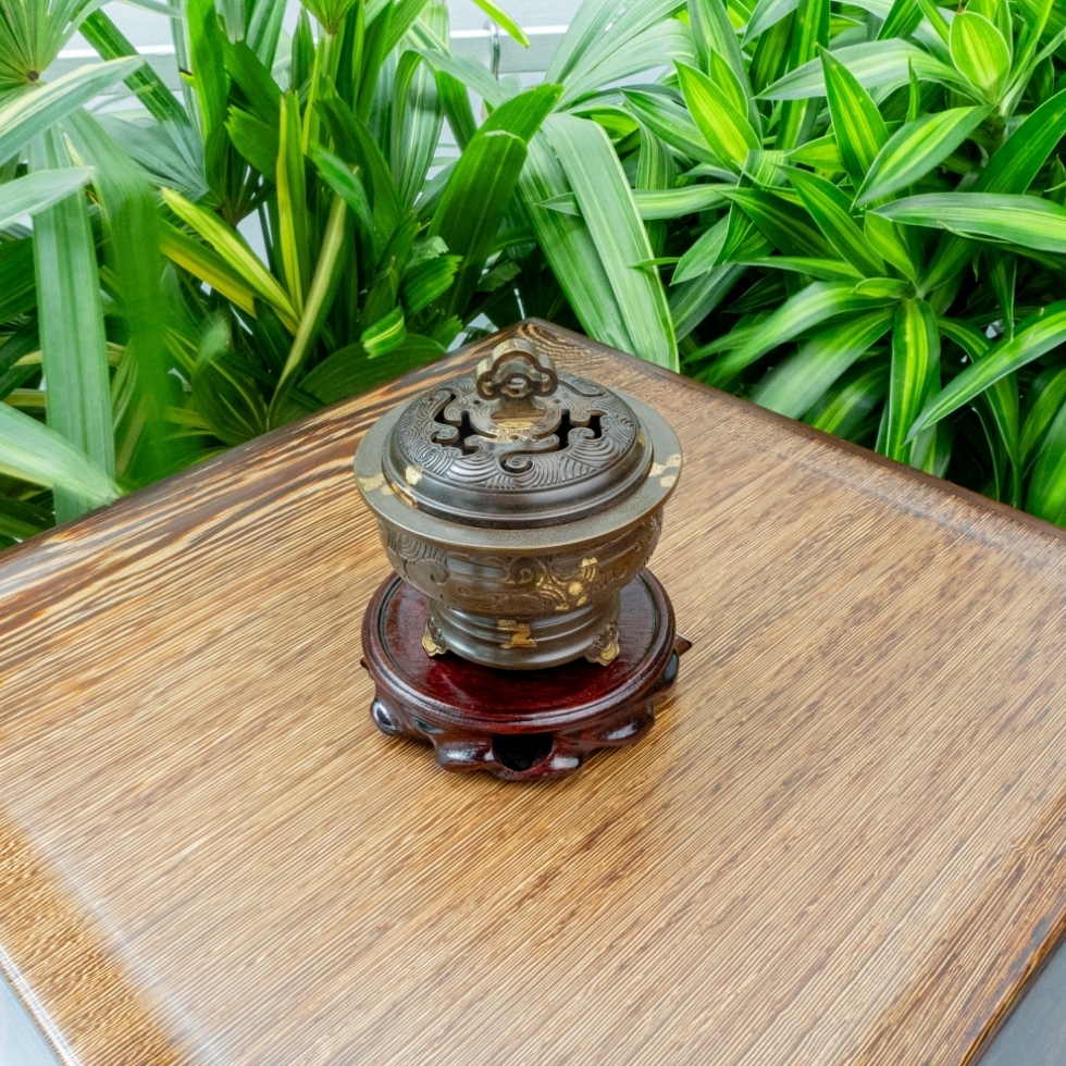 Lư đồng xông nhang cao cấp 10