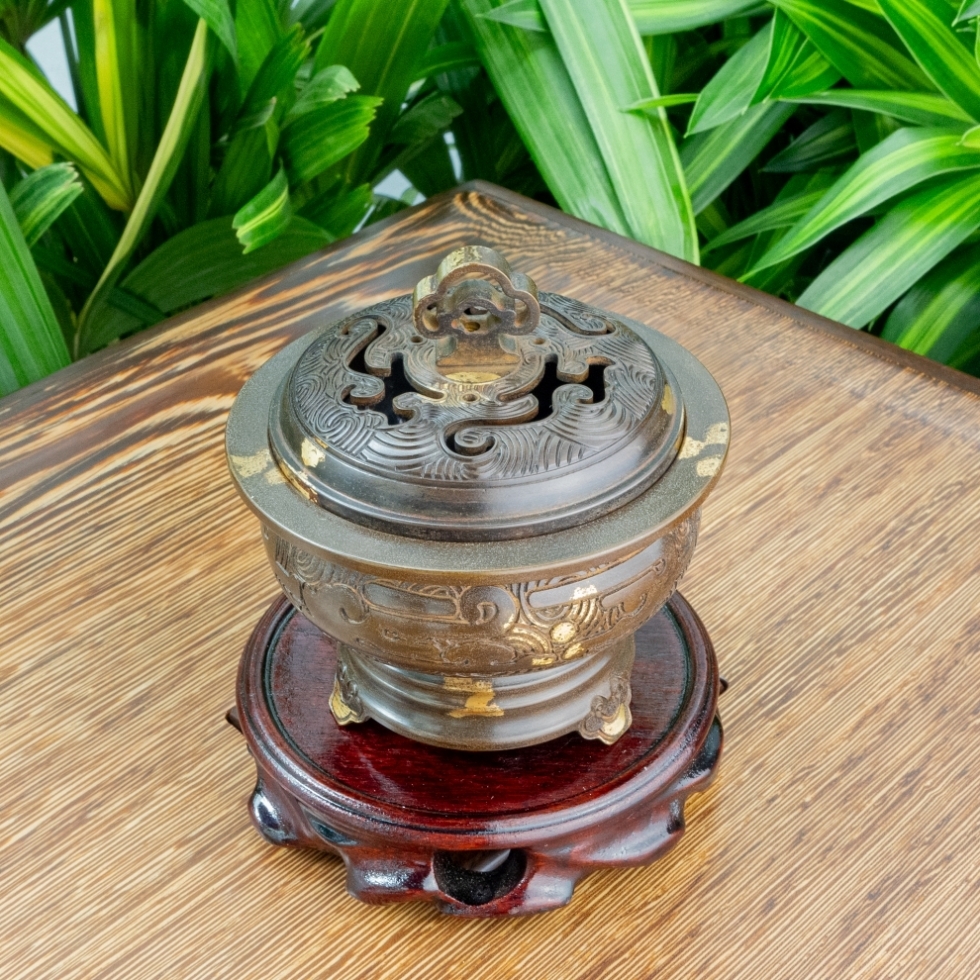 Lư đồng xông nhang cao cấp 10