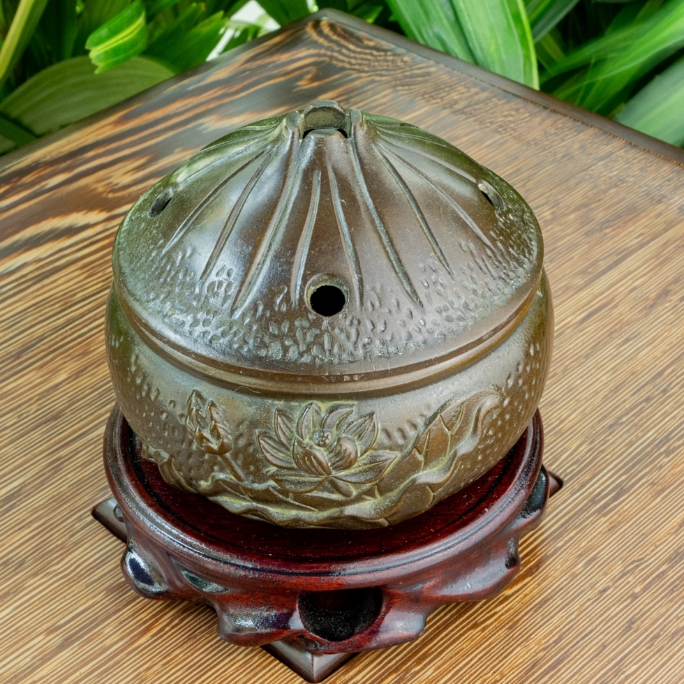 Lư đồng xông nhang cao cấp 11