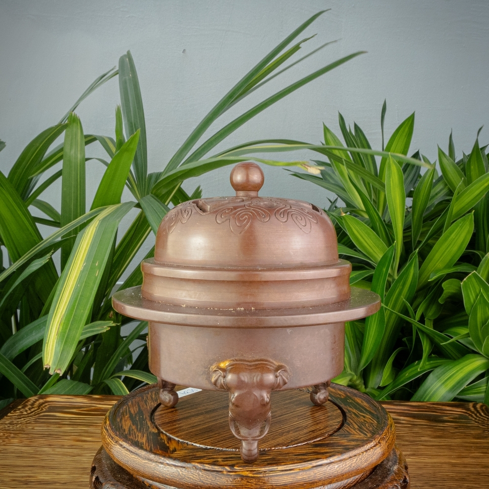 Lư đồng xông nhang cao cấp 5