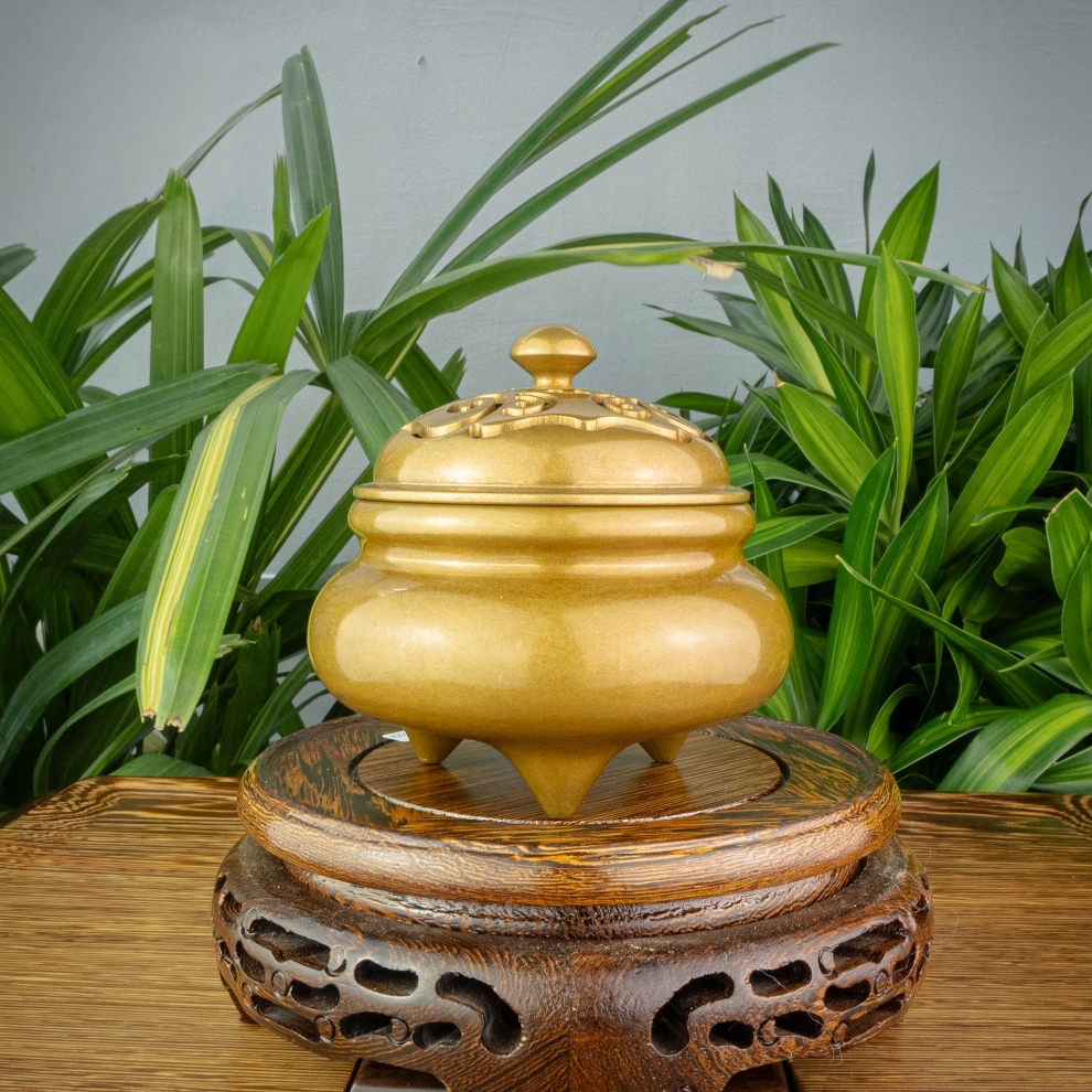 Lư đồng xông nhang cao cấp 6