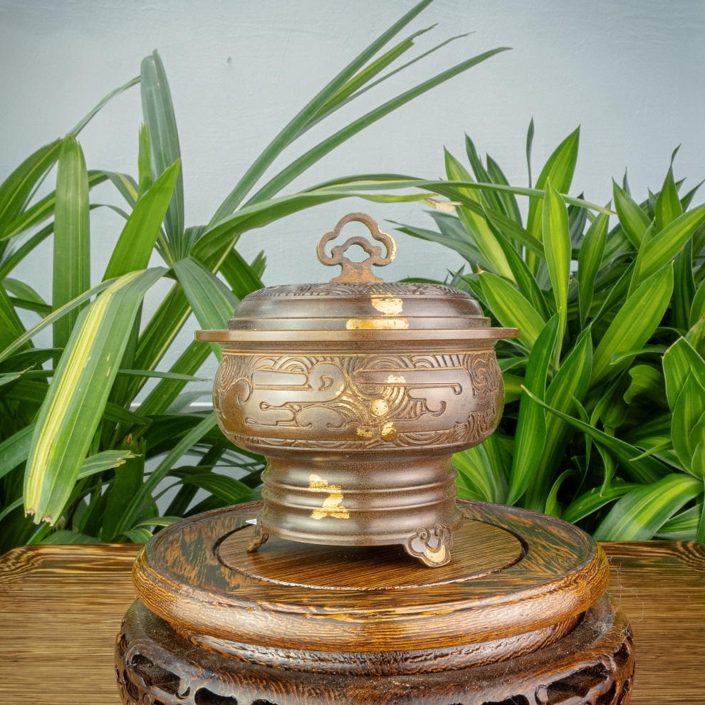 Lư đồng xông nhang cao cấp 10