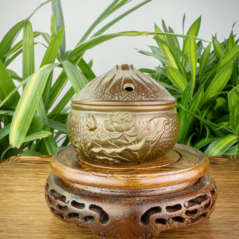 Lư đồng xông nhang cao cấp 11