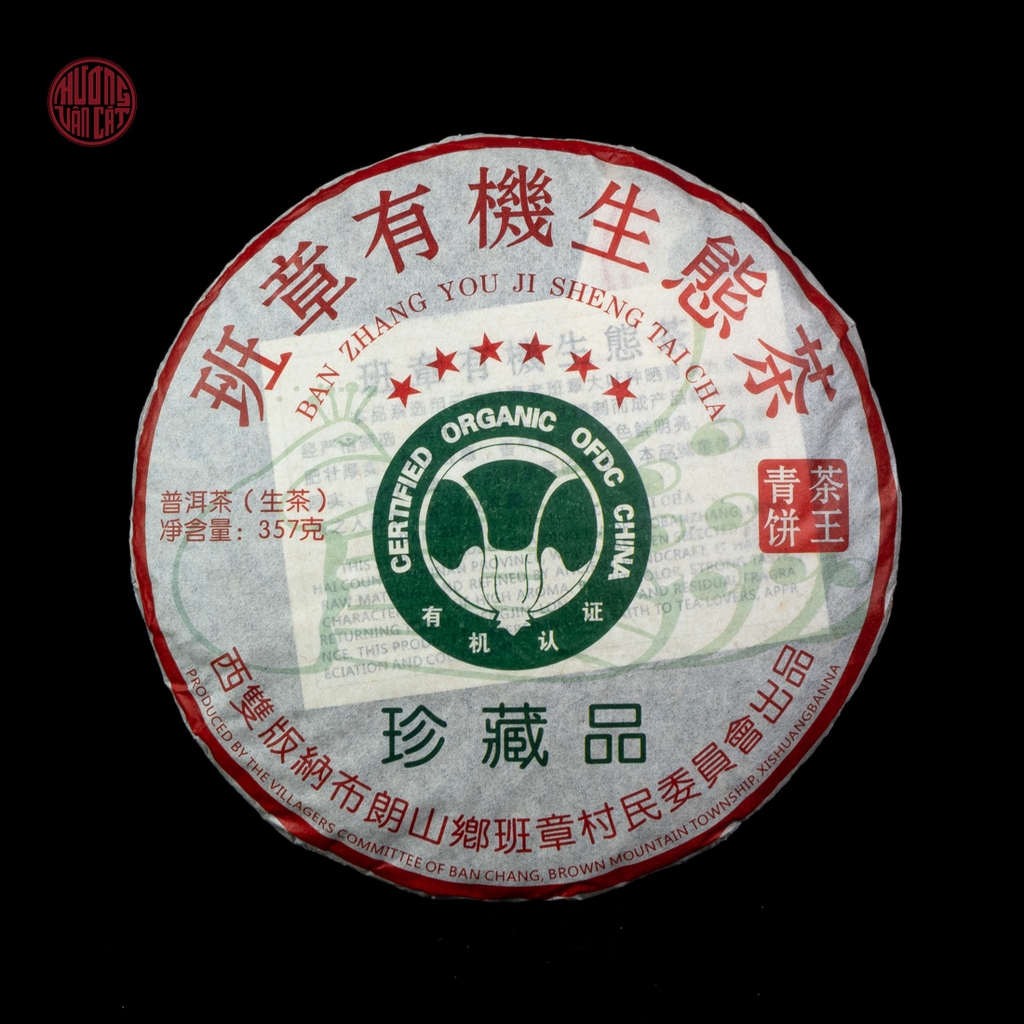 Trà phổ nhĩ sống Ban Chương hữu cơ sinh thái