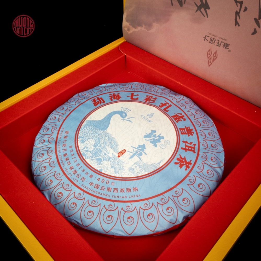 Trà phổ nhĩ sống Thất Thái Khổng Tước Cao Cấp Năm 2020