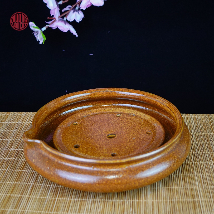 Đế ấm trà hỏa biến 2 màu