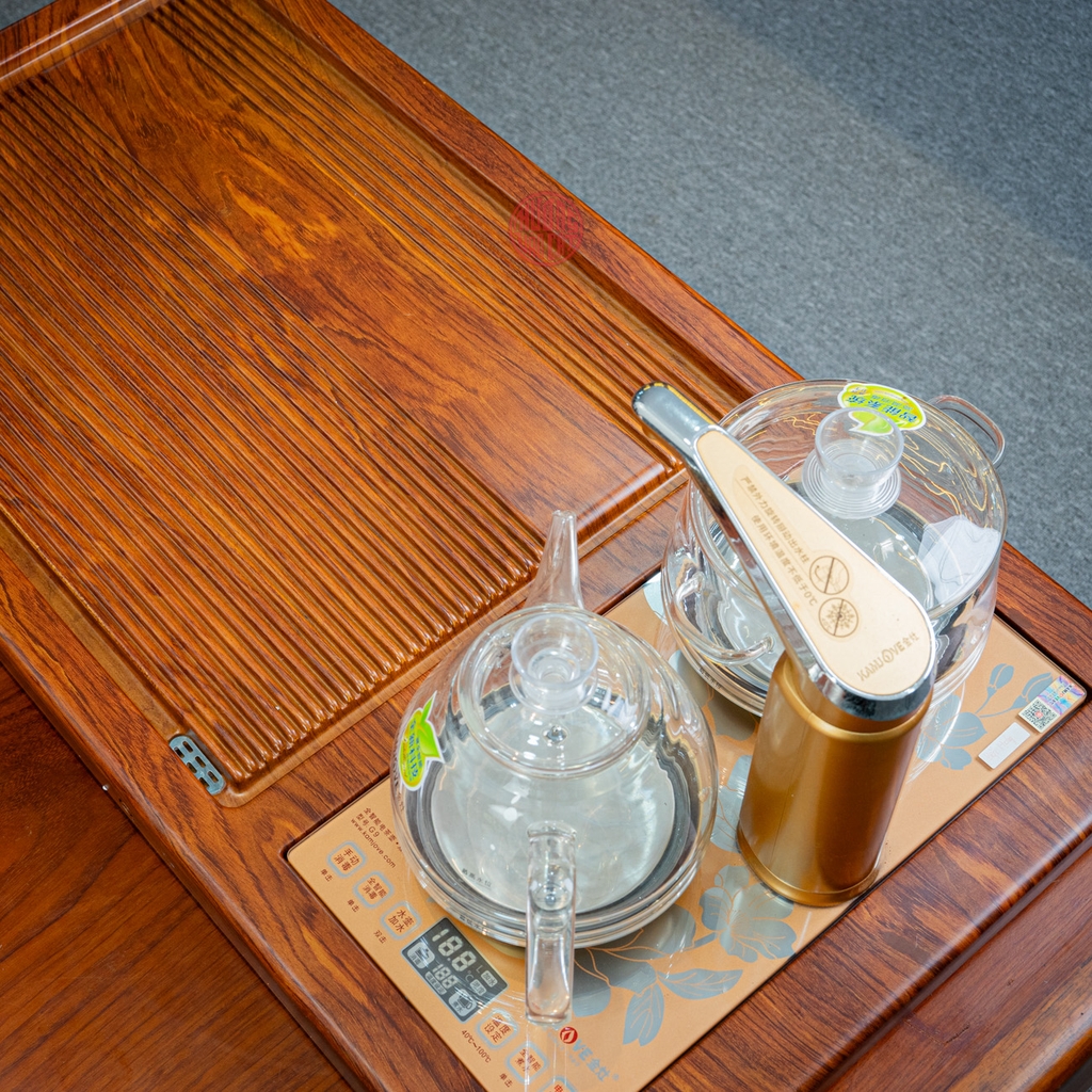 KHAY TRÀ GỖ MÀU HƯƠNG CAO CẤP (87x45x5 CM)