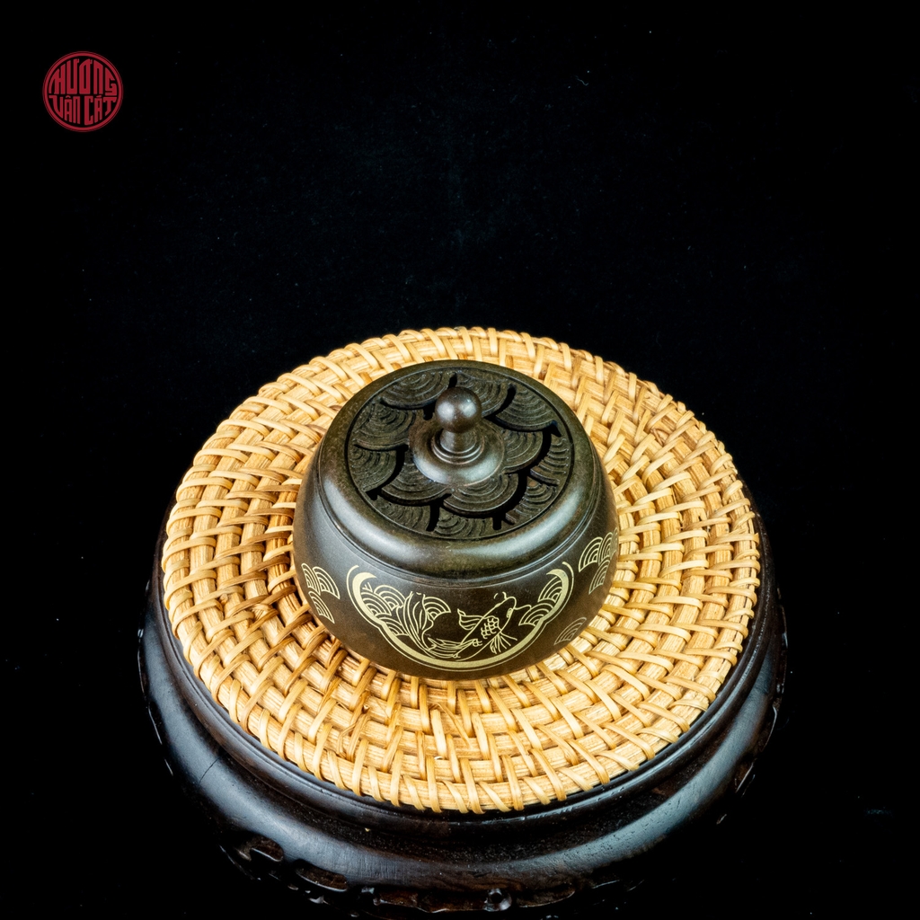 Lư đồng xông nhang cao cấp 38