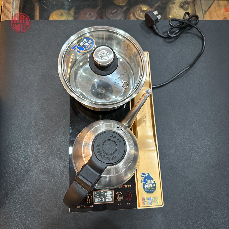 Bàn trà điện inox cao cấp bơm nước bên trong ( KamJove F9 )