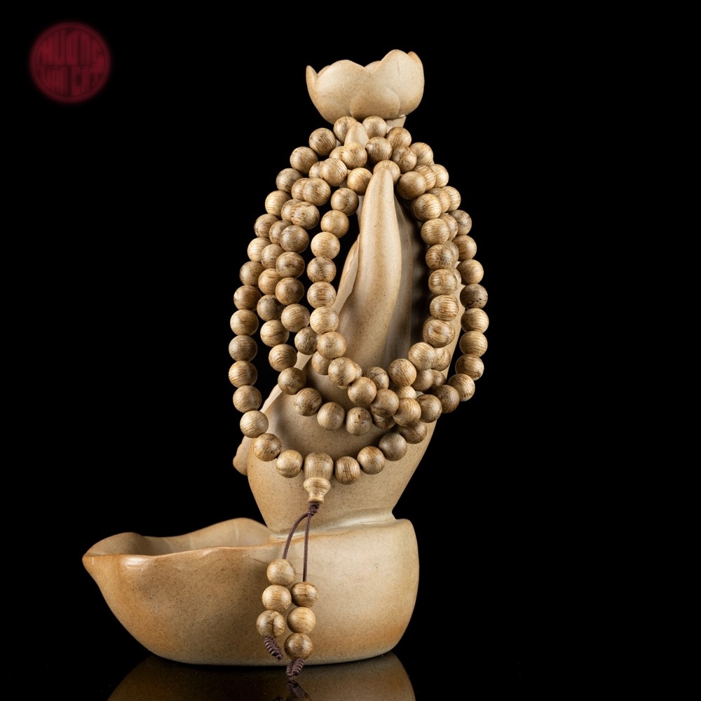 Vòng tay Trầm hương 108 hạt 7 li già sớ