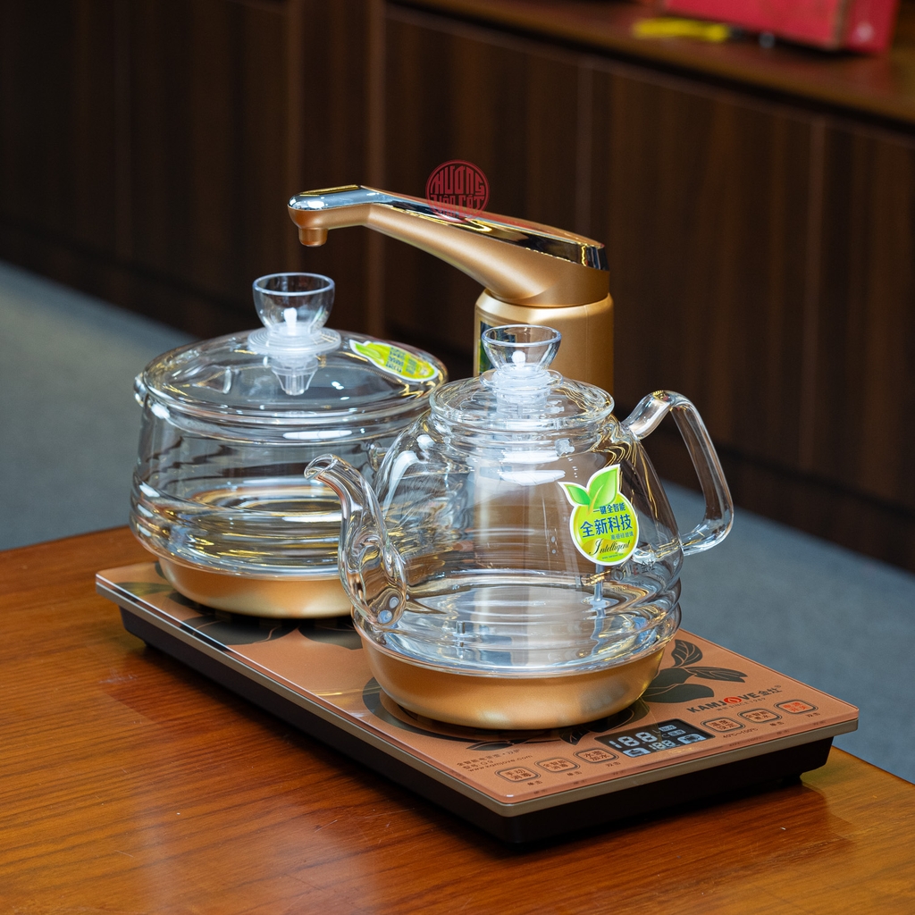 BỘ BẾP ĐIỆN NẤU NƯỚC THỦY TINH G9