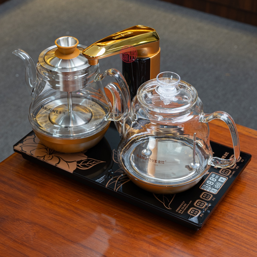 BỘ BẾP ĐIỆN NẤU NƯỚC THỦY TINH GA909