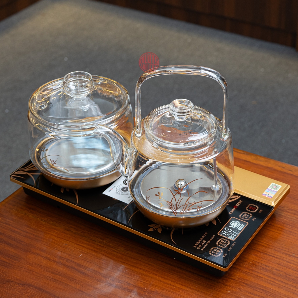 BỘ BẾP ĐIỆN NẤU NƯỚC THỦY TINH H19