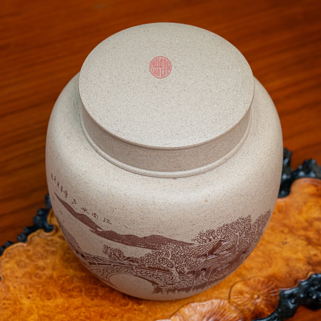 HŨ TRÀ TỬ SA THANH ĐOẠN CAO CẤP ( 350 GRAM TRÀ )